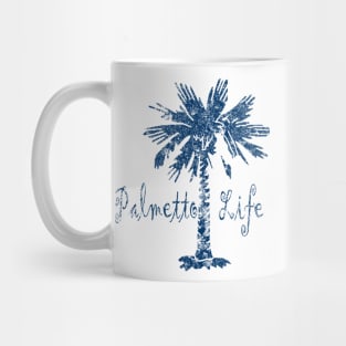 Aged Blue Palmetto Life Mug